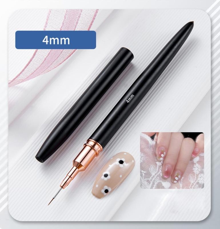 Nails Art Brush Nails Art Liner Brush Practical Nails Brush Nail Dotting Drawing Tool Nail Painting Pen for Salons