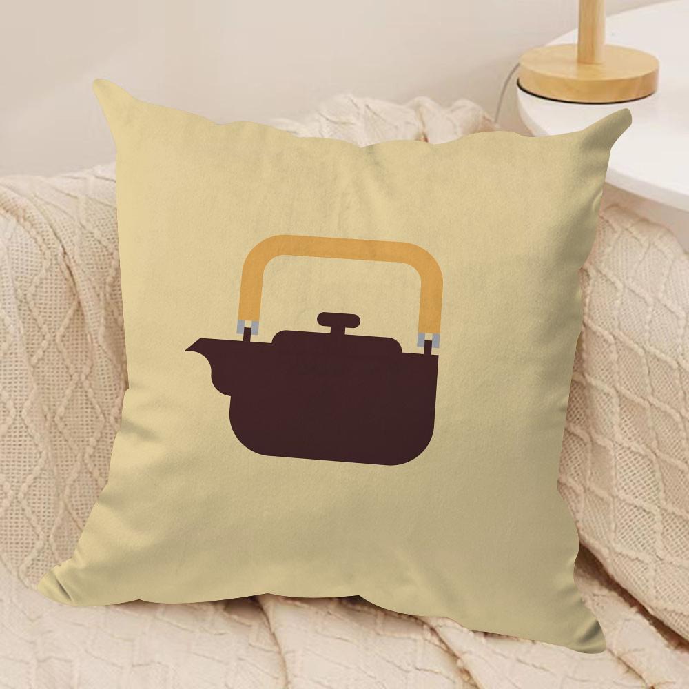 Anime Japan Day Cushion Cover Short plush Doublesided Print Square Throw Pillow Covers Sofa Home Cushion Decor