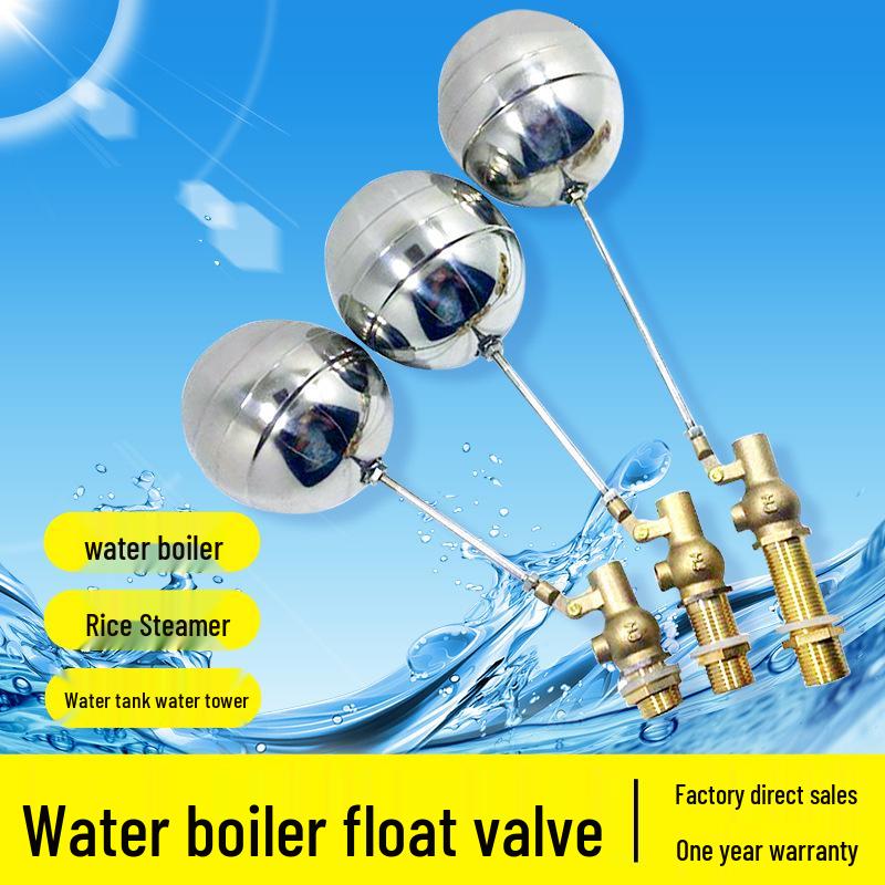 4/6-Point Water Heater Float & Inlet Valve for Steamers and Water Tanks