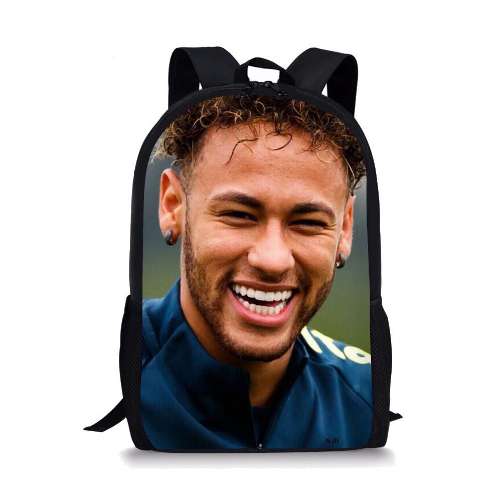 Themed Messi Sports Student Backpack Breathable Fabric For Education Elementary