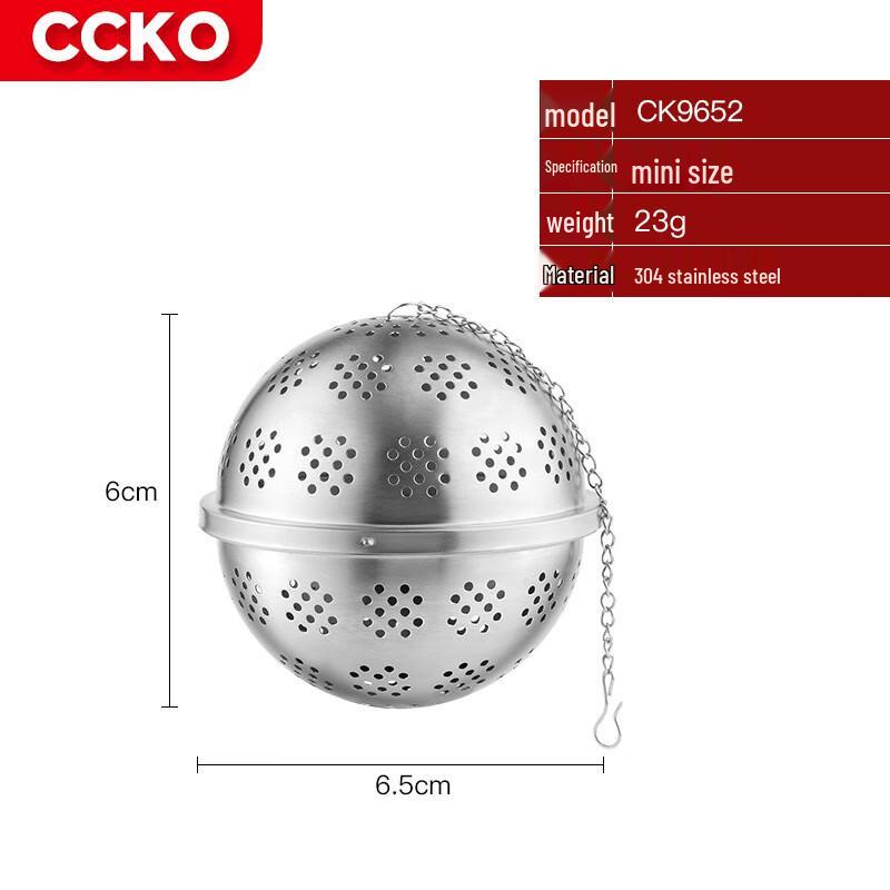 CCKO 304 Stainless Steel Spice Infuser & Tea Strainer Ball