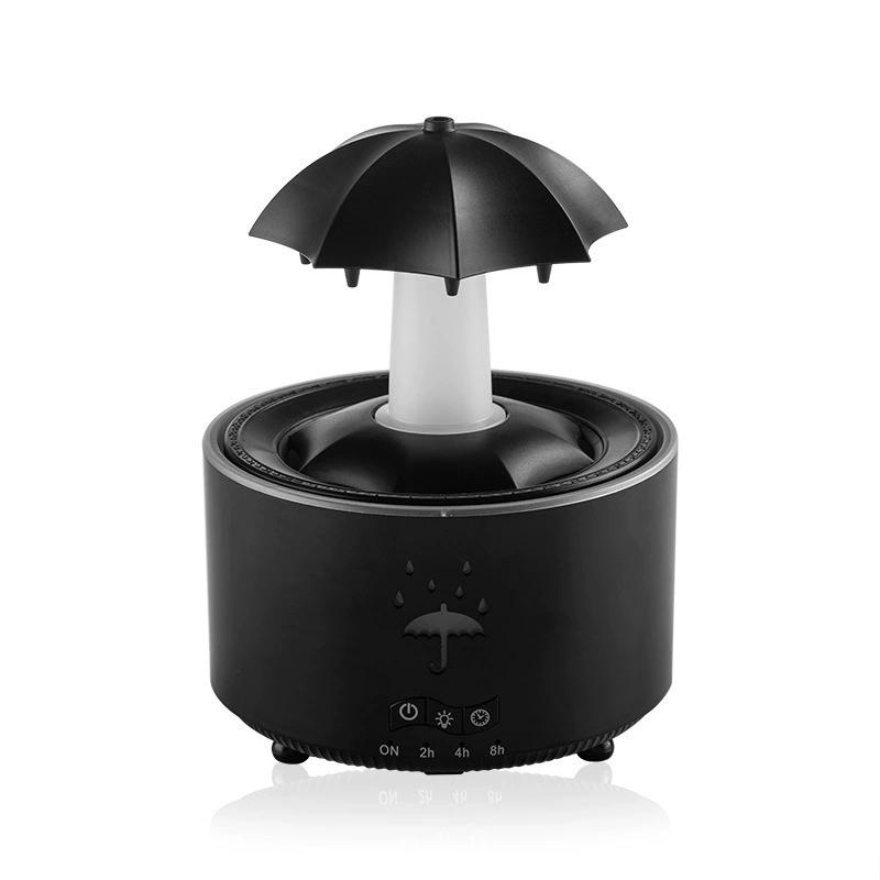 

TINSOL Creative Cloud Rain Humidifier Rotating Raindrop Humidifier Smart Aroma Diffuser Remote-Controlled Night Light EU чёрный