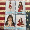 [USED] Hinatazaka46 Random Raw Photo "Hinakuri 2021" Santa Costume 4 Types Complete Set Mari Morimoto