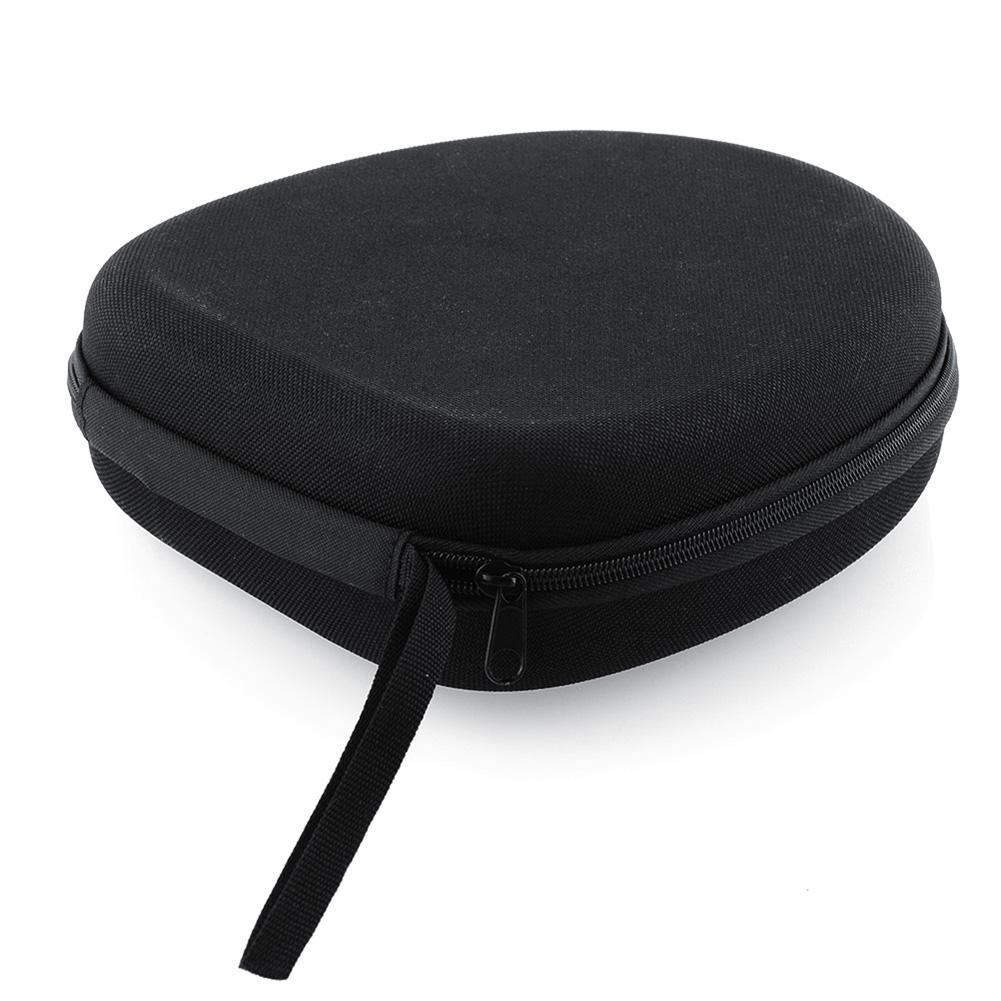 Headphone Carrying Case Shockproof Headset Pouch Capacity Handheld Earphone Container Travel Organiser Zip Bag Headphone Case