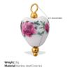 European and American sweet and cool style DIY dopamine ceramic pendant stainless steel plated 18K gold creative jewelry collection