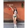 New Printed Short-sleeved T-shirt Summer Round Neck Top