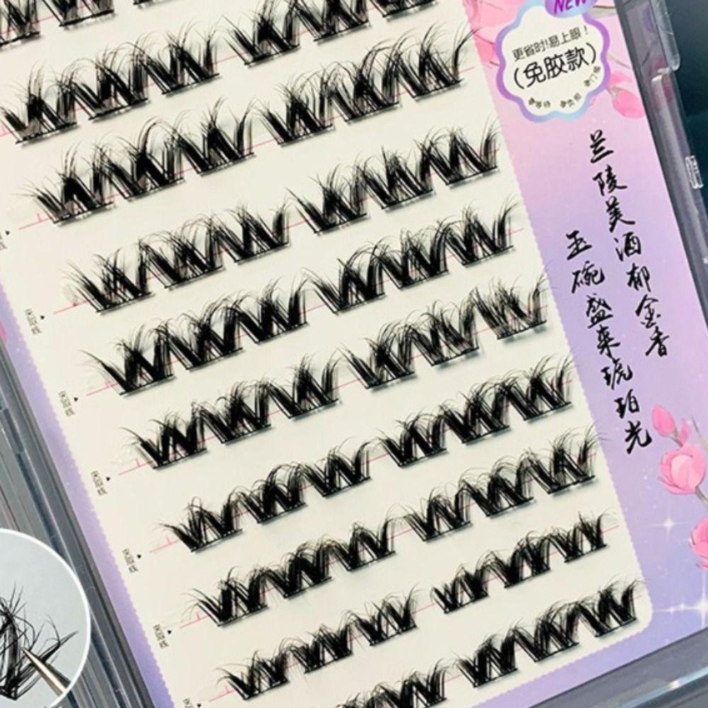 Lashes Extension Individual Cluster Eyelashes 60/72Clusters Fake Eyelashes  DIY