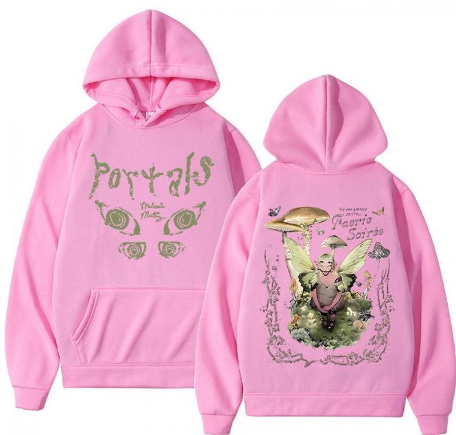Melanie Martinez Portals Damen Herbst/Winter Sportliches Kapuzensweatshirt