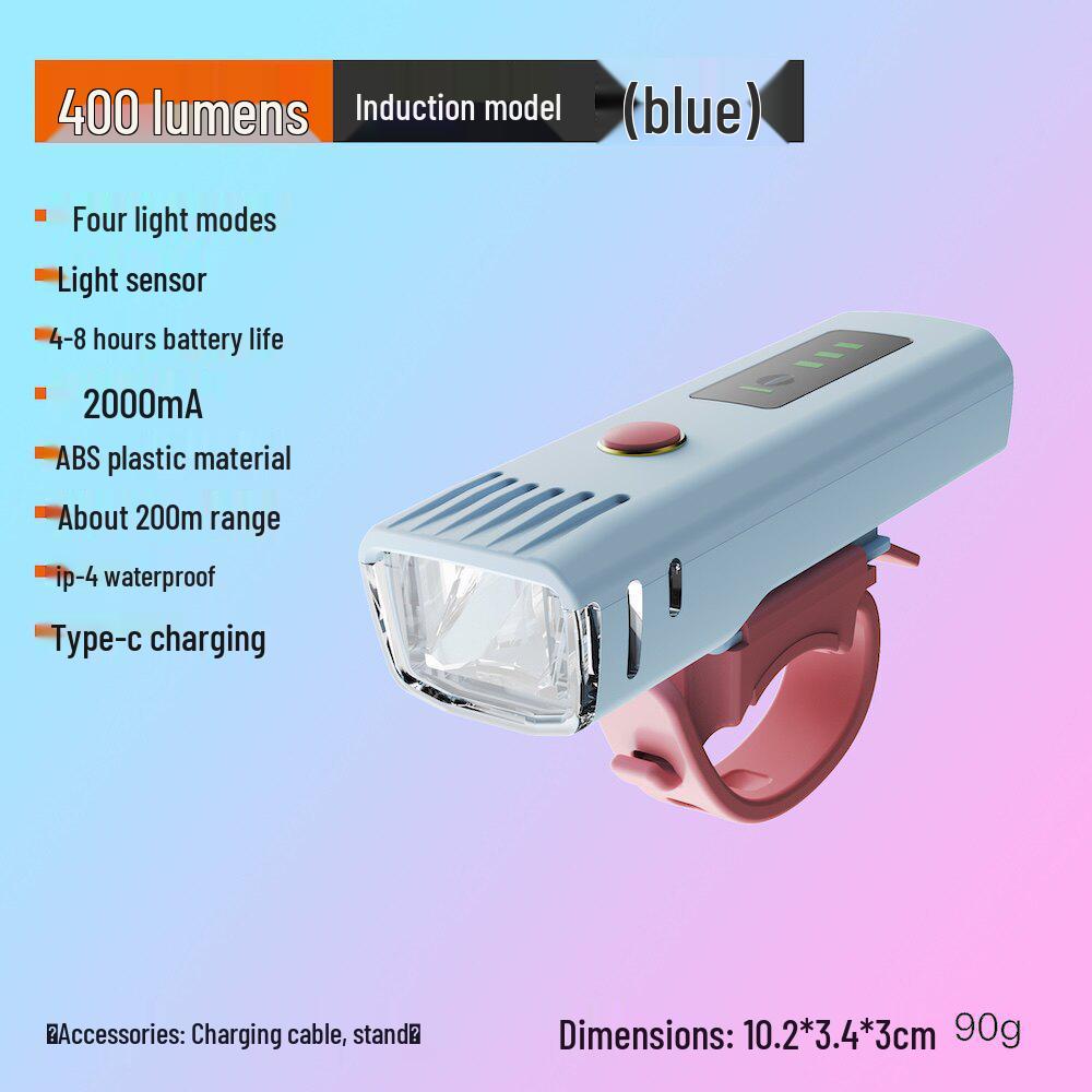 High-Power Bicycle Front Light for Mountain and Road Night Cycling