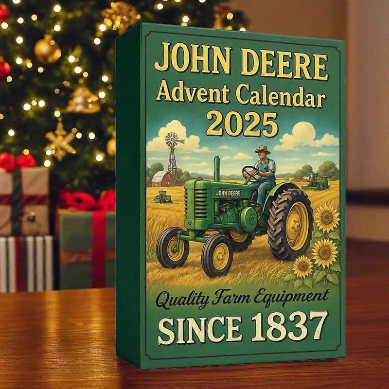 24-Day *John Deere Advent Calendar 2025 Tractor Blind Box, Christmas Gift