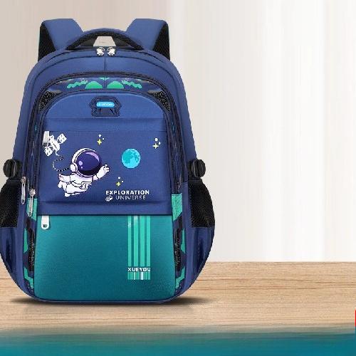 Cartable Élèves École Primaire 1-3-9e Année Enfants Grande Capacité Haute Valeur Ins Léger Sac à Dos Espace Garçon Sac à Dos