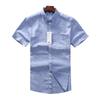 Clearance of Foreign Trade Surplus Men's Oxford Cotton Short-Sleeve Shirts, Original Cut Label Men's Clothing, Japanese Trendy Brand Versatile Shirts