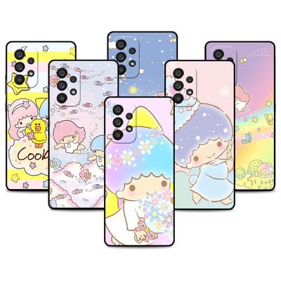 LittleTwinStars Cover For Samsung Galaxy A52 A12 A51 A32 A21s A71 A32 5G A12 A22 A53 A31 A13 A72 A02s A41 A03 A04 Phone Cover