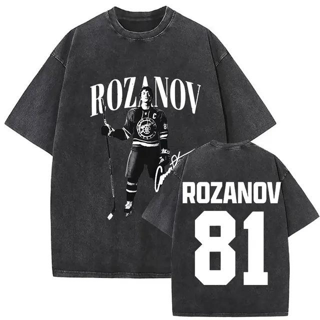 Fierce Competition Ilya Rozanov 81 T-Shirt Boston Hockey Vintage