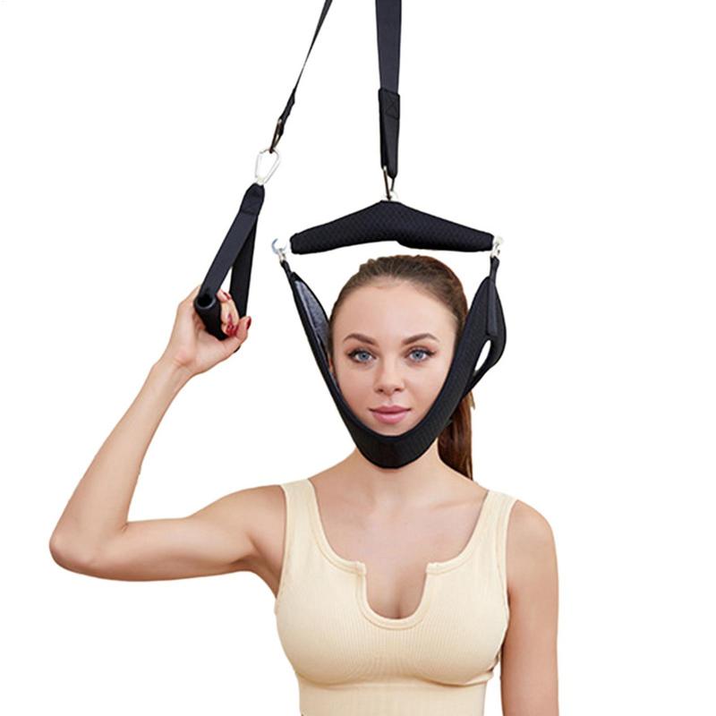 Neck Stretcher Cervical Traction Neck Stretcher Hammock Over Door For Neck Aches Relief Portable Neck Sling For Spine Relaxation