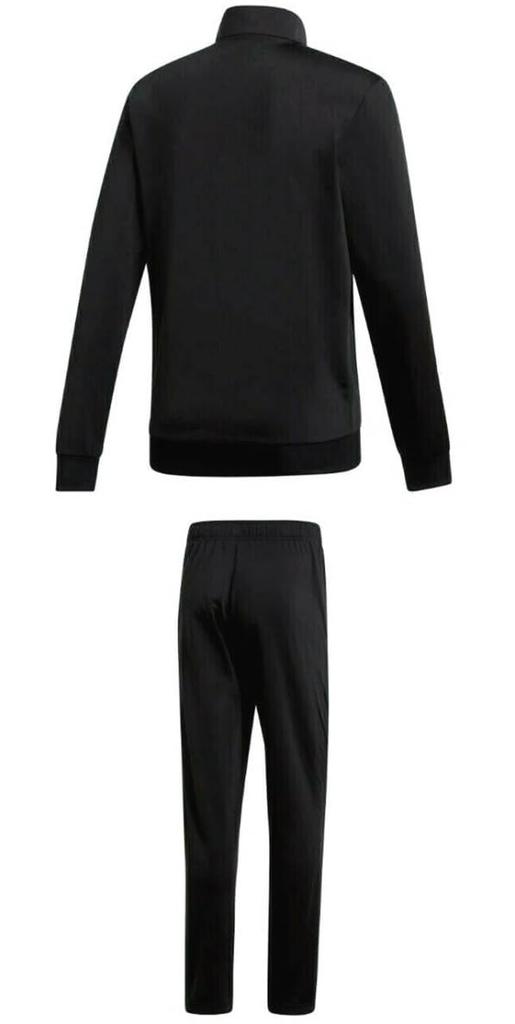 Adidas MTS Basic Tracksuit Size FRW21 Set, M, Black/Black (DV2470)
