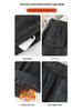 Women's Winter Thickened Velvet Wide-Leg Wool Pants - High Waist Slimming Casual Straight Leg Design.