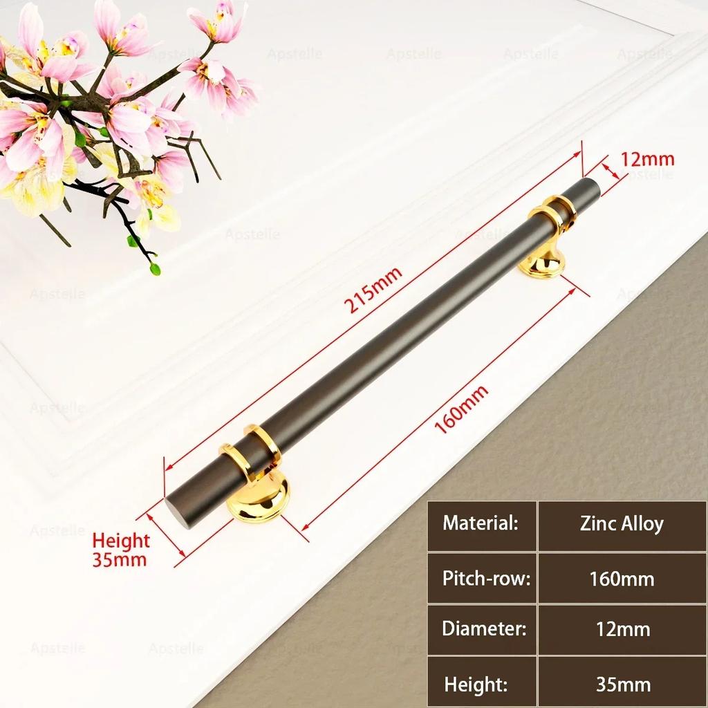 Handles Drawer Cabinet Furniture Kitchen Handles for Cabinet Knob Door Drawer Furniture Kitchen Knob Modern Simple  Silver Black