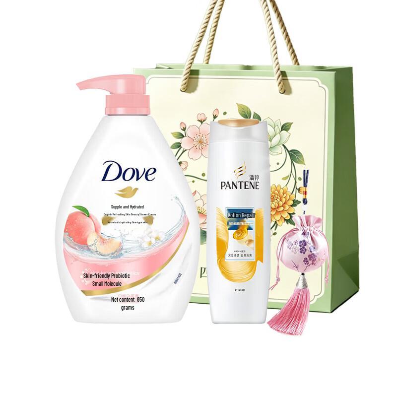 Набор Dove Освежающий гель для душа и шампунь