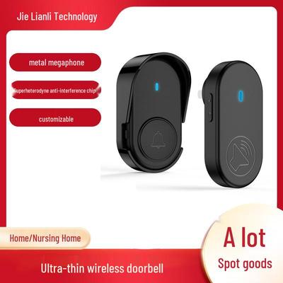 Long-Range Wireless Doorbell with Anti-Interference and Elderly Pager Feature