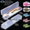 Transparent Travel Toothbrush Case with Drainage and Card Slot