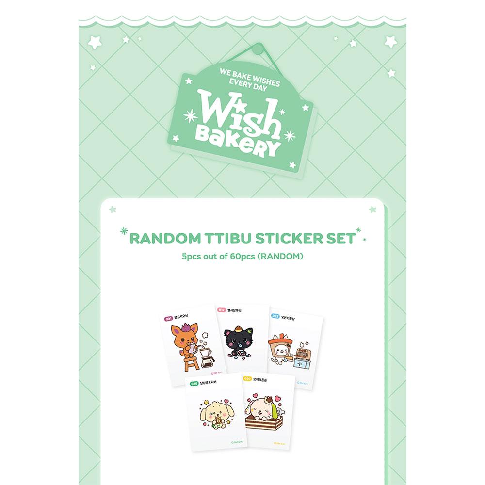[pre-order] NCT WISH Wish Bakery MD RANDOM PATISSIER CARD SET, RANDOM TTIBU STICKER SET, RANDOM SQUISHY BREAD