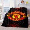 Coperta Portatile/Morbida Coperta Biancheria da Letto con Stemma del Manchester United Adatta per Viaggi Campeggio Soggiorni Uffici Divani Regali per Tifosi