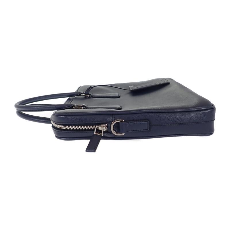 Prada 2VE3689Z2F0216 Aktentasche Marineblau Saffiano Herren