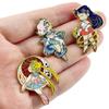 Sailor Moon Brooch Cartoon Girlfriends Metal Badge Creative School Bag Decoration Collar Pin