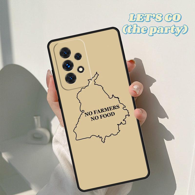 Punjab Map Outline phone case For Samsung Galaxy A42 A31 A40 A51 A71 A32 A80 A91 A52 A72 A73 A20e A21S A50 A70 A11 A12 Cover