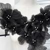 Toppa Fiore in Rete Tessuto Fiori di Pizzo Toppa Decorazione in Tessuto Ricamata a Mano Toppa Ricamata in Pizzo Accessori per Abbigliamento Fai da Te