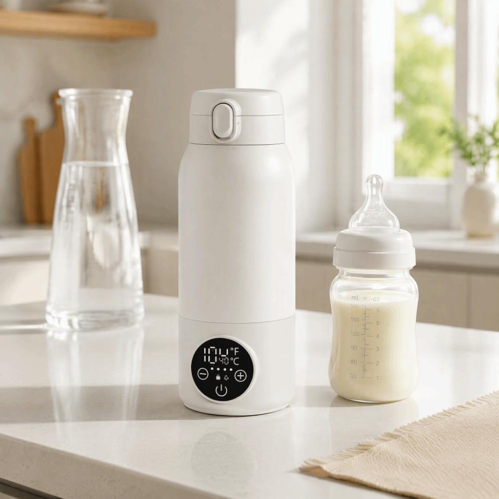 Cordless Bottle Warmer Stainless Steel Breast Sterilizer Wireless Baby Bottle Warmer Feeding