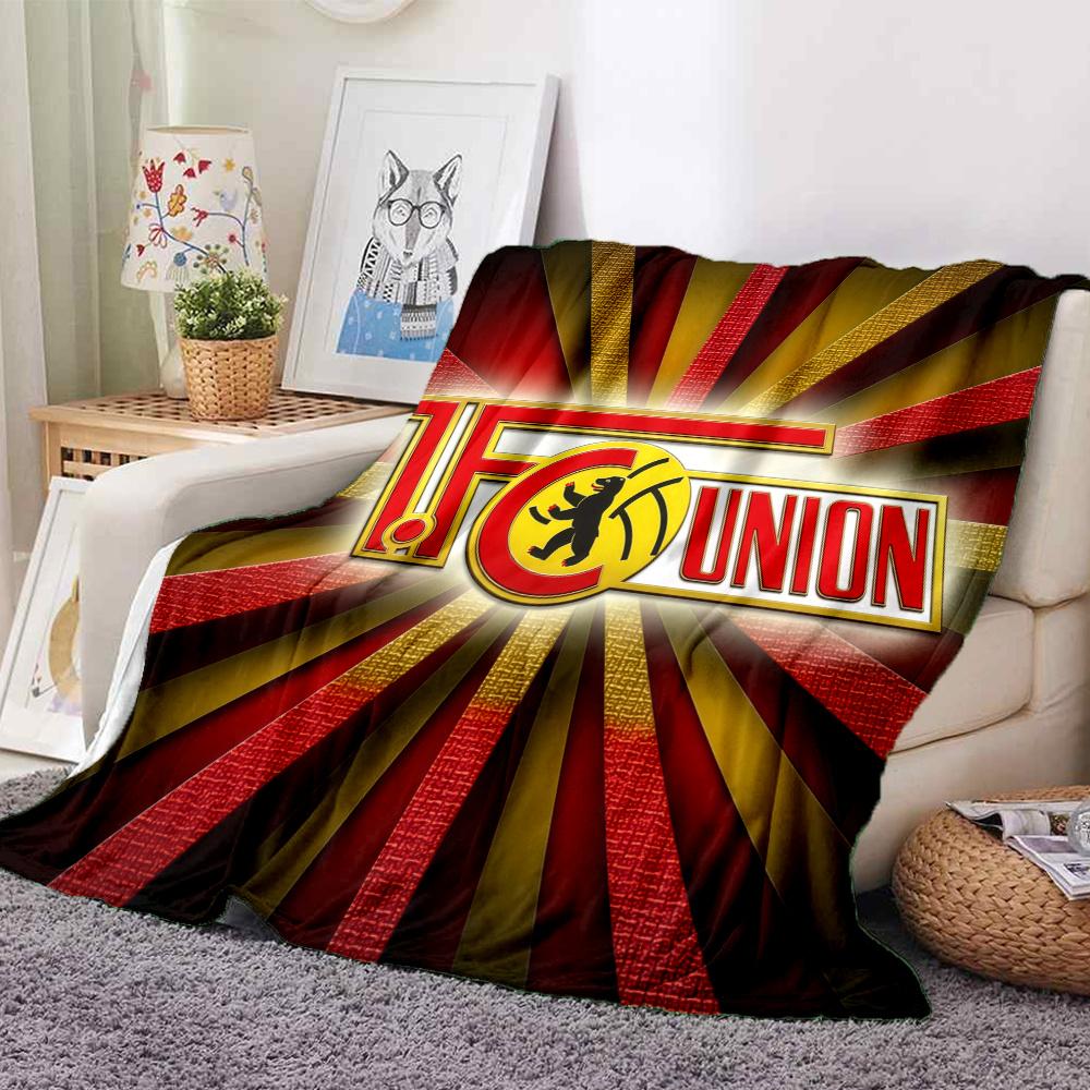 1. FC Union Berlin Flanelová deka, Vysoká kvalita, Pohodlná pro všechna roční období, Domácí dekorace, Teplo a pohodlí
