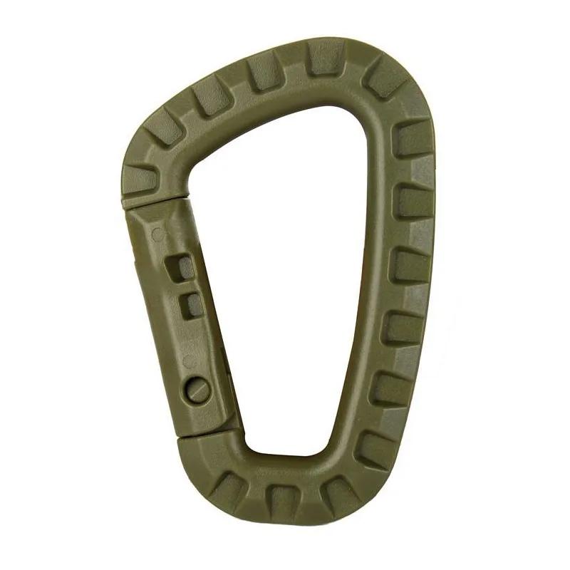 Outdoor Mountaineering Tactics Hanging Buckle Plastic Mountaineering Buckle Nylon Mountaineering Bag Hanging Key D Buckle