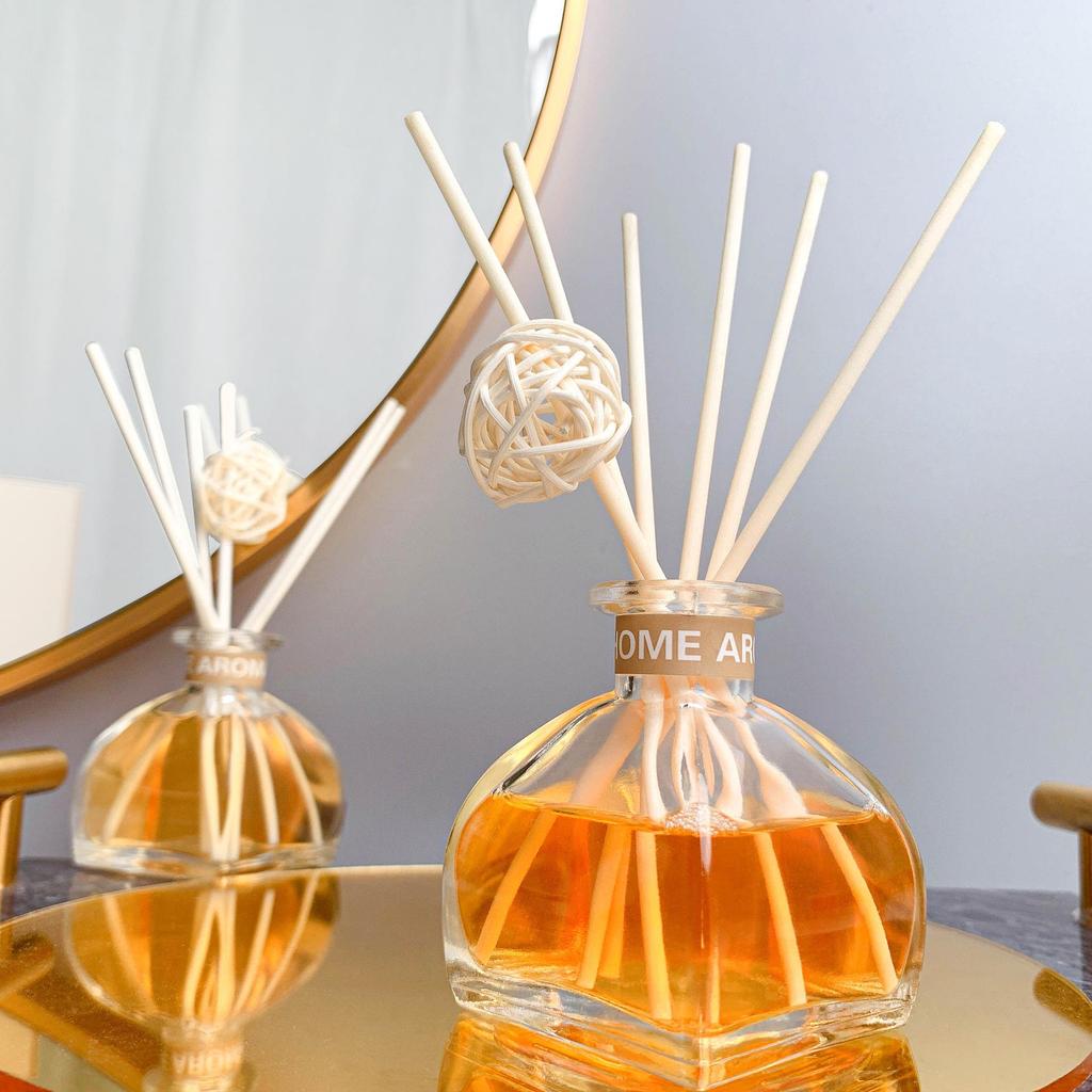 Aromatherapy Essential Oil Rattan Reed Diffuser with Tassel Design for Home & Bedroom