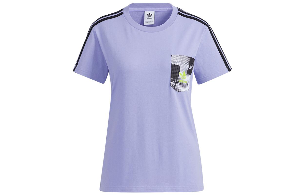 Adidas Originals T Shirt Women s Purple HA1493 32