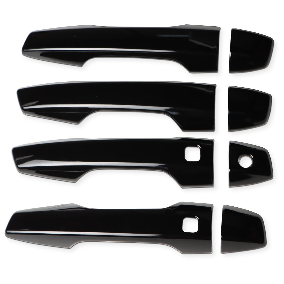 

MARCHFA Door Handle Covers for Mitsubishi Outlander PHEV GN0W (Piano Black, ABS, Tape Mount)