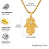 Hamsa Hand Necklace for Women Protection Symbol Hand of Fatima Star of David Necklaces Judaism Amulet Jewelry Gift