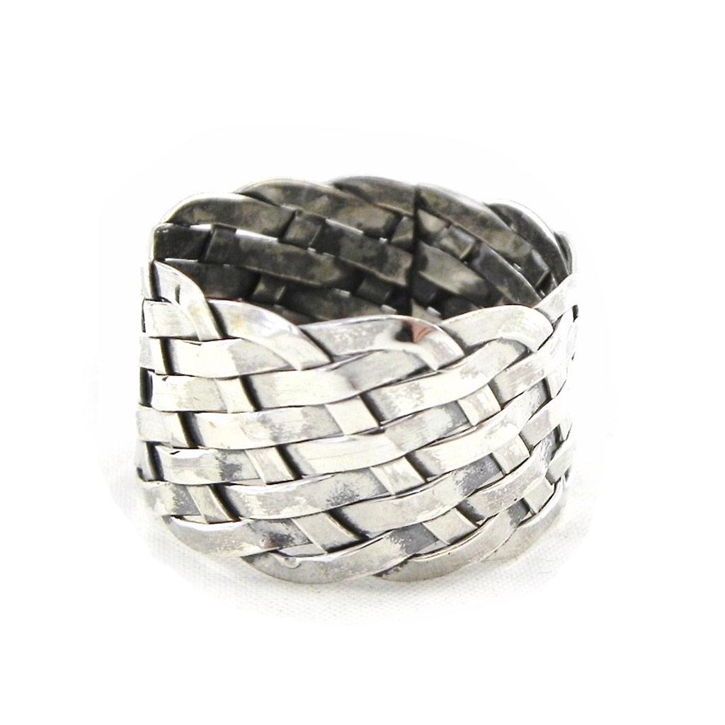 Silver Ring 'Links'