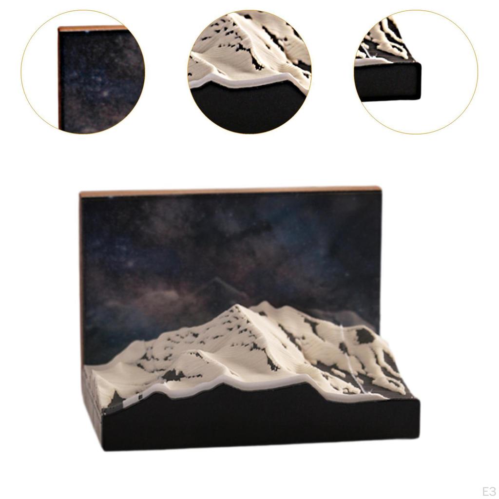3D Paper Carving Memo Pad Calendar DIY Birthday Gift Notepad Time