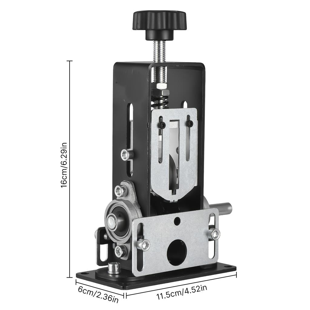 Automatic Wire Stripping Machine 0.04""-0.98"" Copper Stripper for Drill 2 Cable Inlets Height