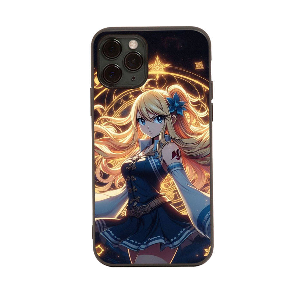 

Чехол для iPhone 16 15 Plus 14 13 12 11 Pro 8 7 6S 6 SE 5S X XR XS Max Realme C30 C33 C31 9I Black Sofe Cover WI90 Fairy Tail iPhone 16 Pro арлекин