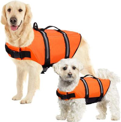 Dog Life Jacket Buoyancy Aid Pet Swimming Boating Reflective Safety Vest