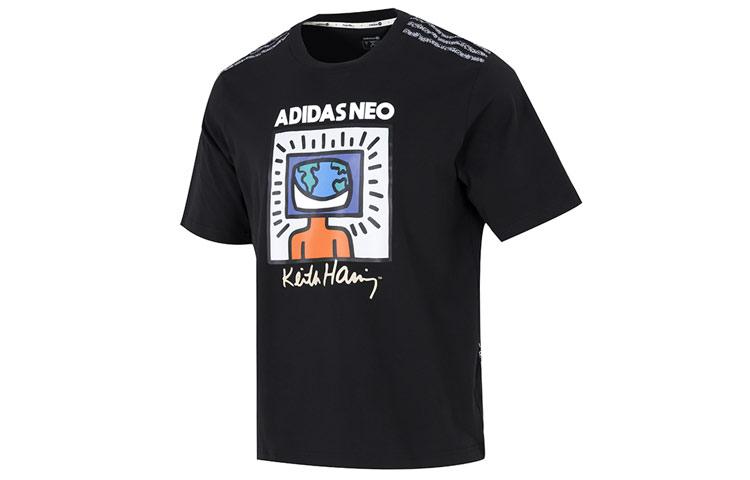 

Мужская футболка Adidas Neo с опущенной линией плеча, черная HD7267 M