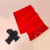 Aisiyalan Women's Wool Scarf & Gloves Set