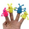 4 PCS Finger Puppets Soft Glue Cartoon Alien Figure Hand Theater Props Toys Educational Stuffer Gift For Kids