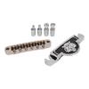 Guitar Roller Saddle Bridge Metal Tiger Silver Decorative Electric Guitar Bridge Replacement