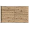 Storage Bed Frame Artisan Oak 120 x 190 cm
