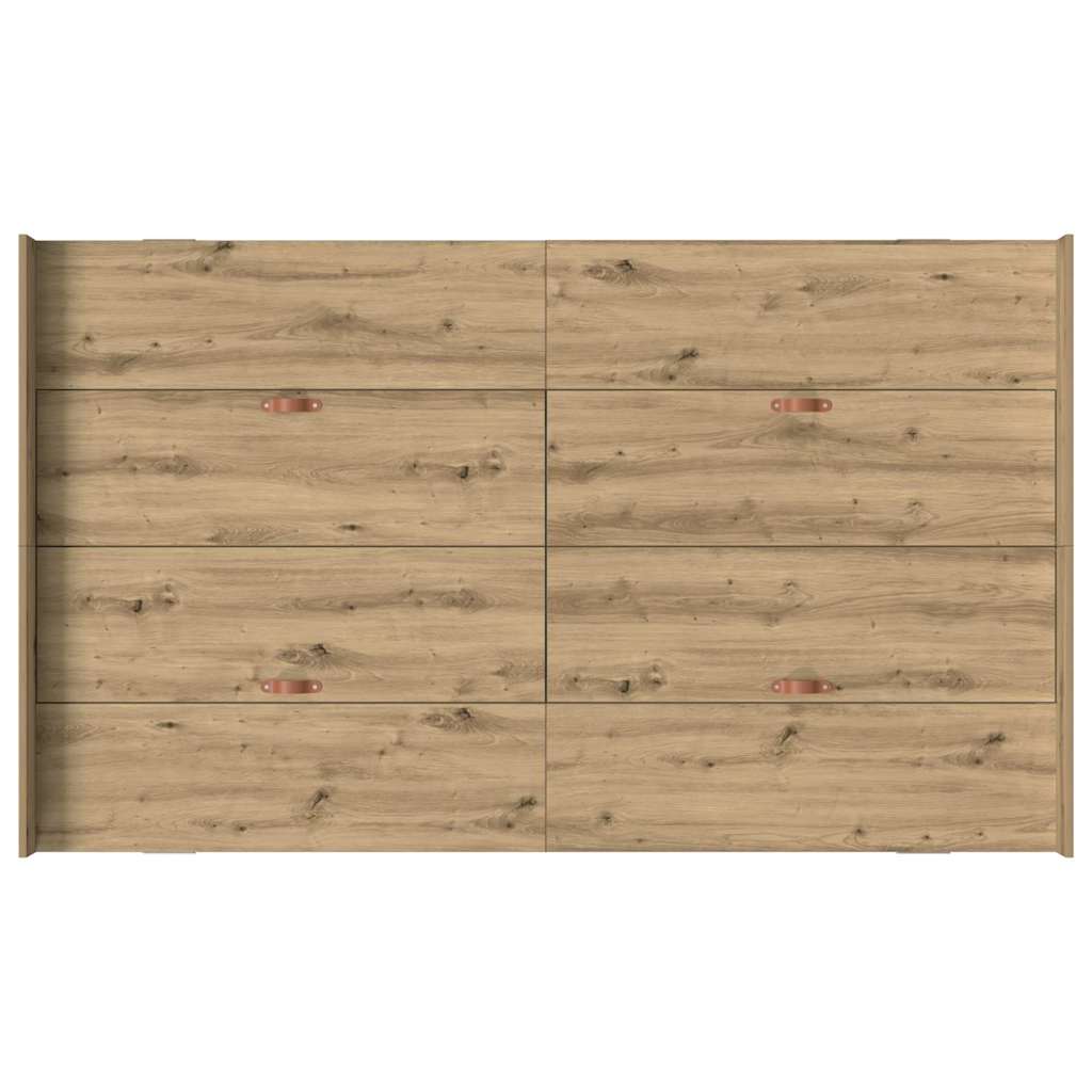 Storage Bed Frame Artisan Oak 120 x 190 cm