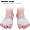 2 pezzi Cuscinetti Metatarsali in Silicone Separatore Dita Correttore Alluce Valgo Ortesi per Borsite Dito Massaggio Avampiede Calzini Cura dei Piedi Anche